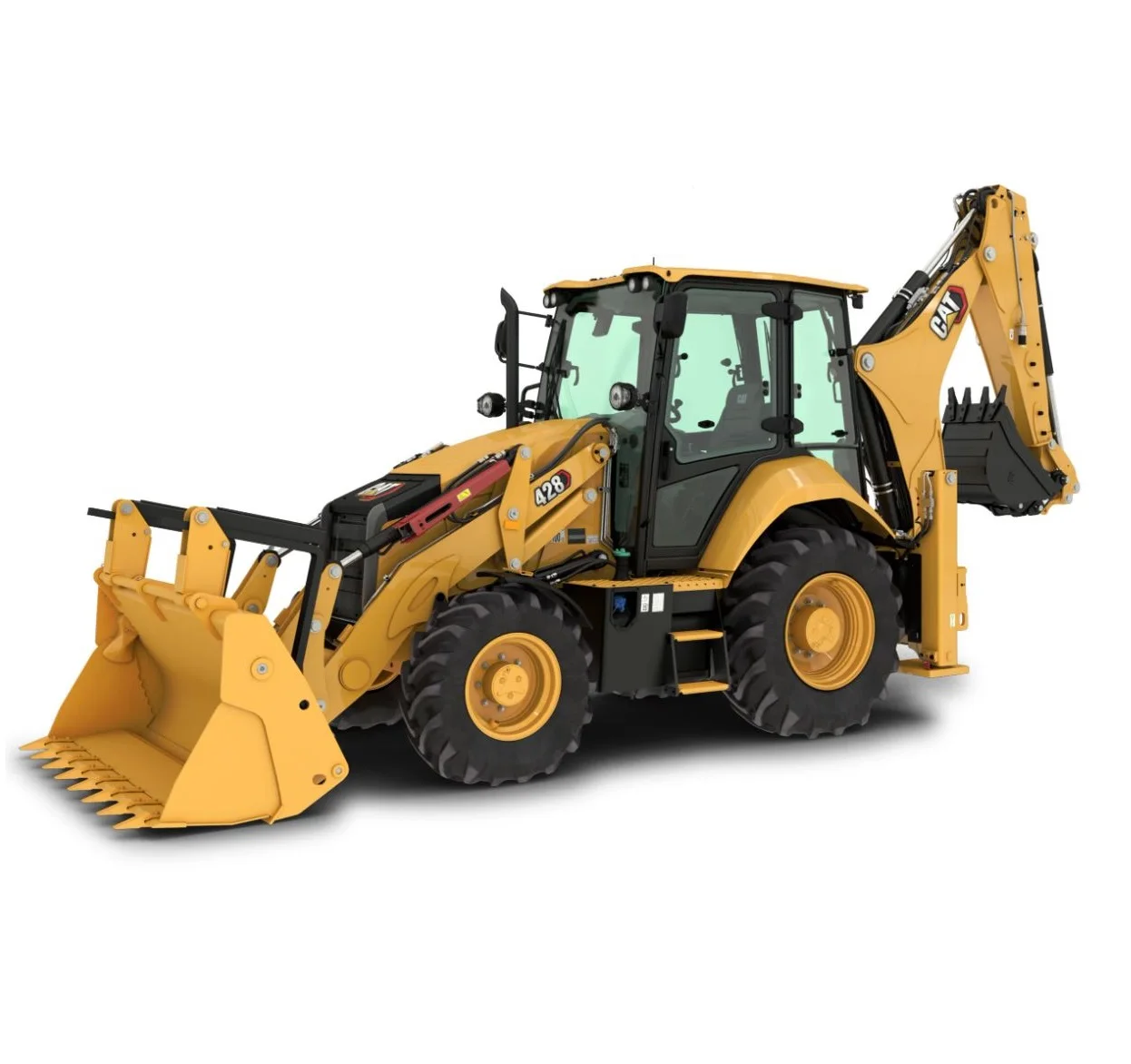 Secondhand Cat 3cx Cat Backhoe Caterpillar 420f 420 Retro Excavator ...