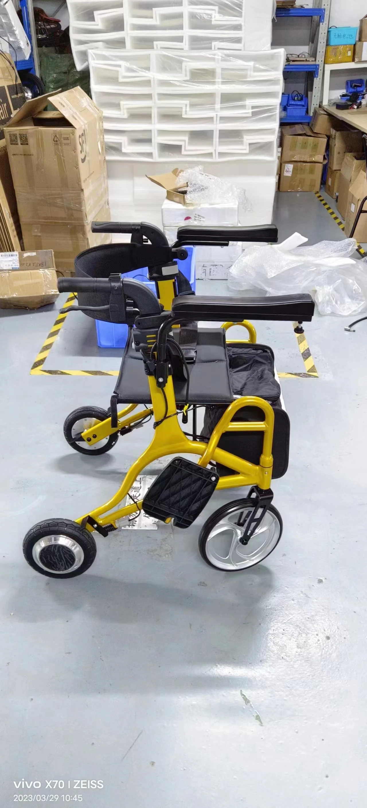 Lightweight Electric Rollator Walker Mijo Mobility Portable Electric
