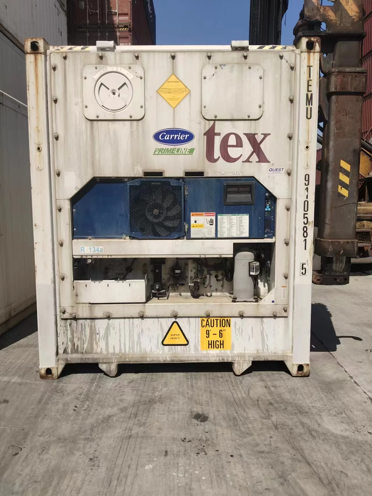 Reefer Refrigerated ContainersShipping Containers 40 Feet High Cube Freezer Container 20Ft Cold Storage Container Room