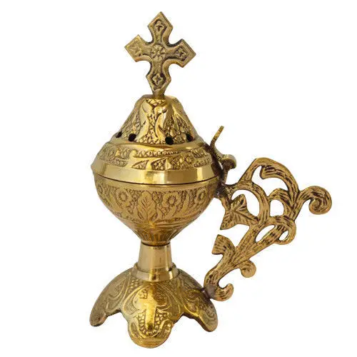 Wedding Decorative Luxury Incense Burner Church Supplies Antique Censer Good Smells Diffuser Royal Incense Burner Handmade Craft