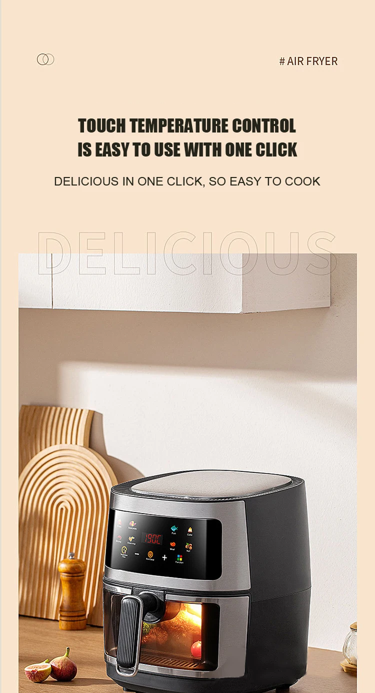 Air Fryer Digital 8l Best Hot Mini Rack Without Oil As Seen As Air