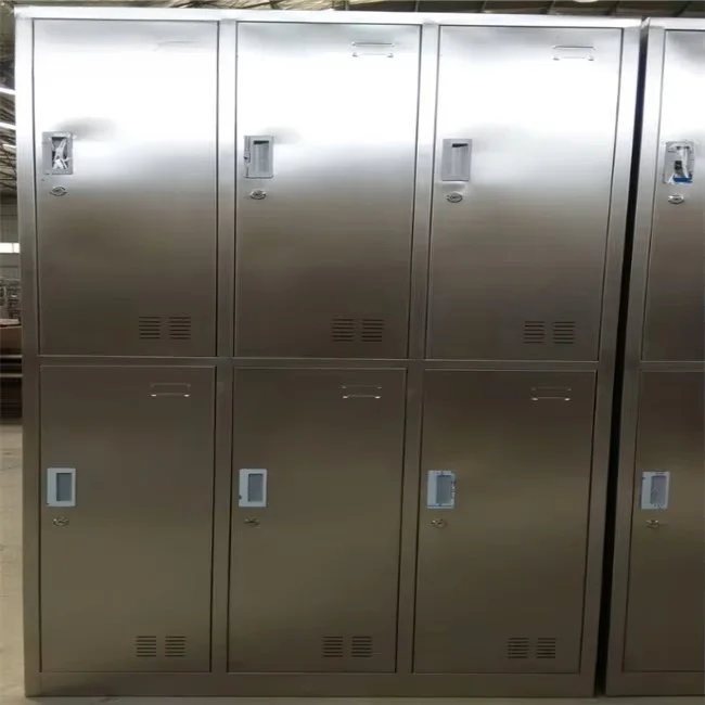 Durable factory lockers for meat processing lines and clean rooms
