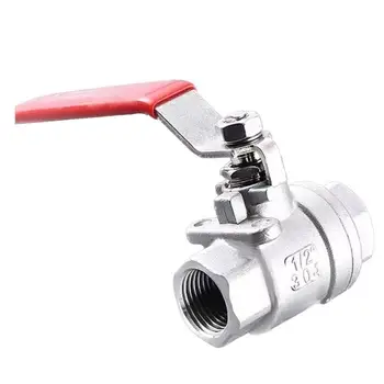 1000WOG/ 1000PSI PN63 CF8 CF8m 304 316 WCB NPT/ BSPT/ BSPP Thread End Industrial 2PC Stainless Steel Manual Floating Ball Valve