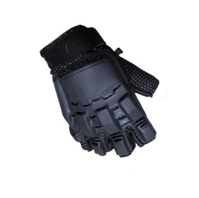 Four Way Stretch Half Fingers Hand Protected Paintball Gloves Light