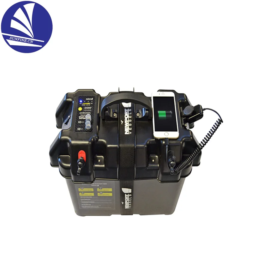 Newport Trolling Motor Smart Battery Box Power Center With Usb And Dc