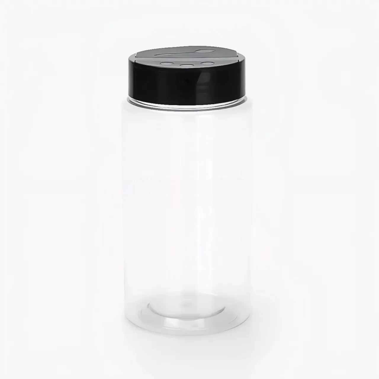 PET Empty Plastic Seasoning Bottles Spice Shaker Powder Containers Pepper Salt Jar With Flapper Cap Spices Jars Set