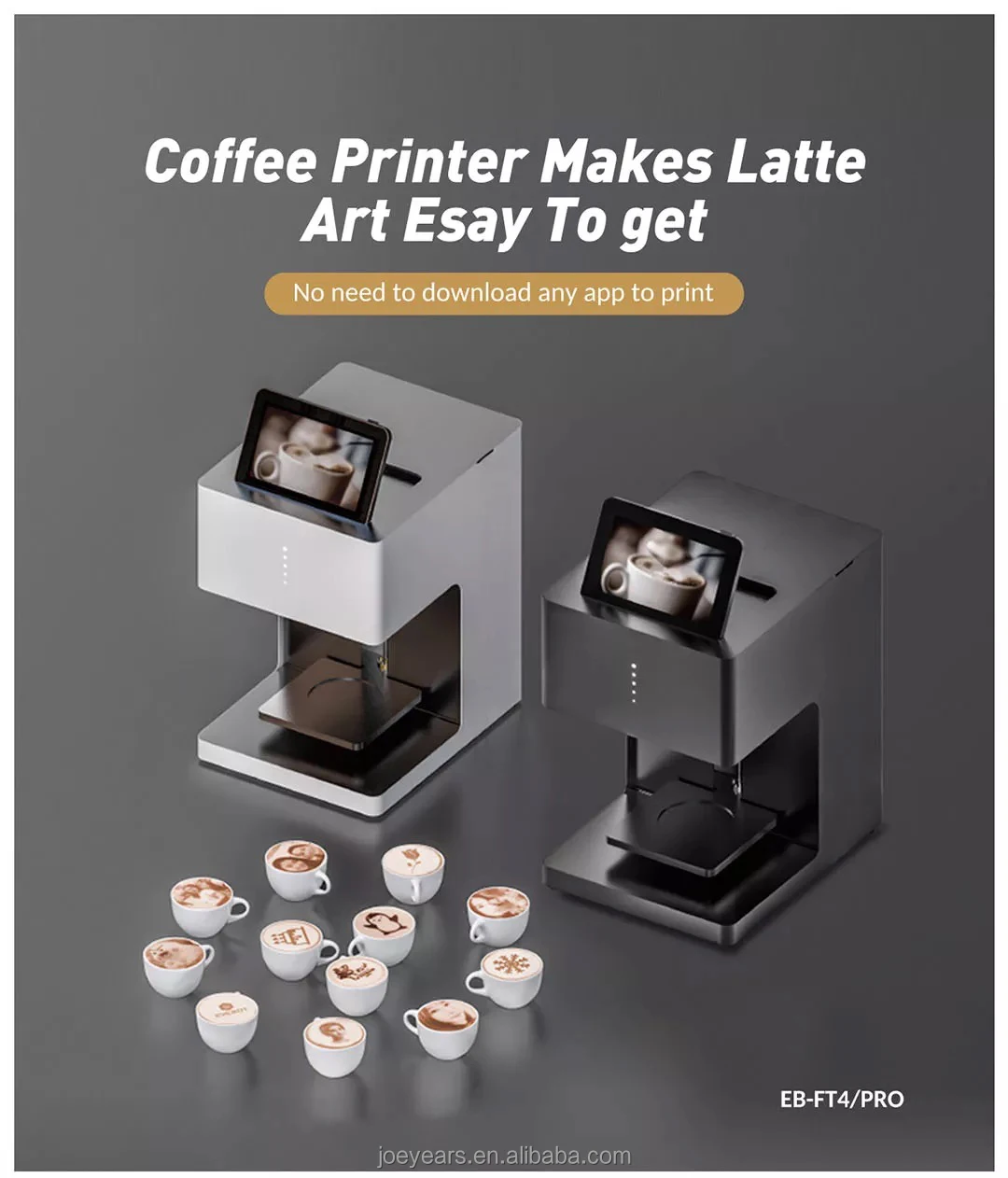 Evebot Ebfc 3d Coffee Printer Latte Art Coffee Photo Printing Machine