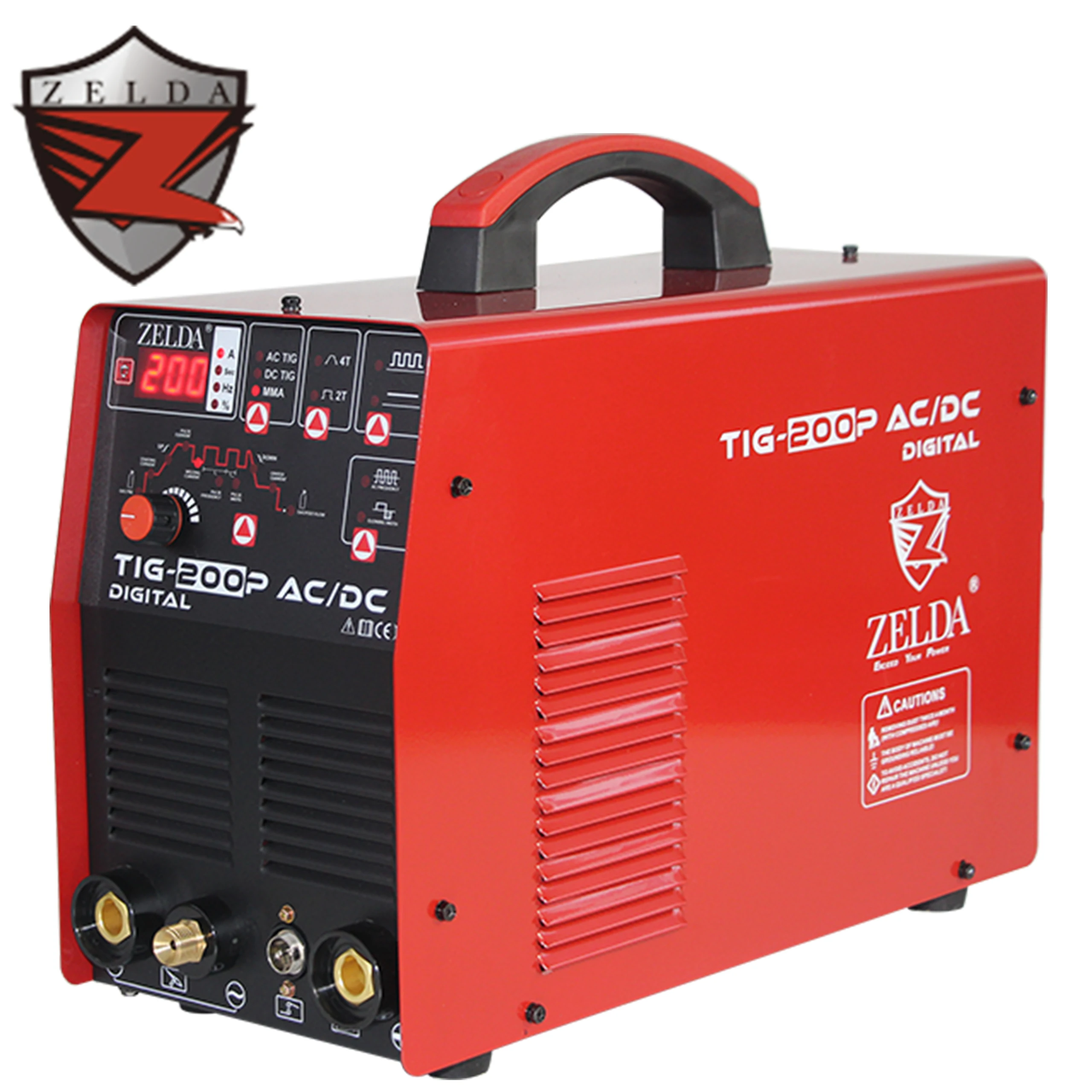 Zelda Super 200p Ac Dc Pulse Tig Aluminum Welding Machine Saldatrice Tig Ac Dc Welder