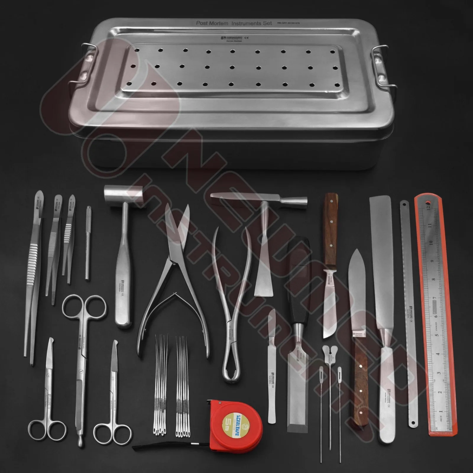 Cadaver Dissection Tools Post Mortem Instruments Set Cadaver Dissection & Study Medical & Forensic Research Instruments Supplier