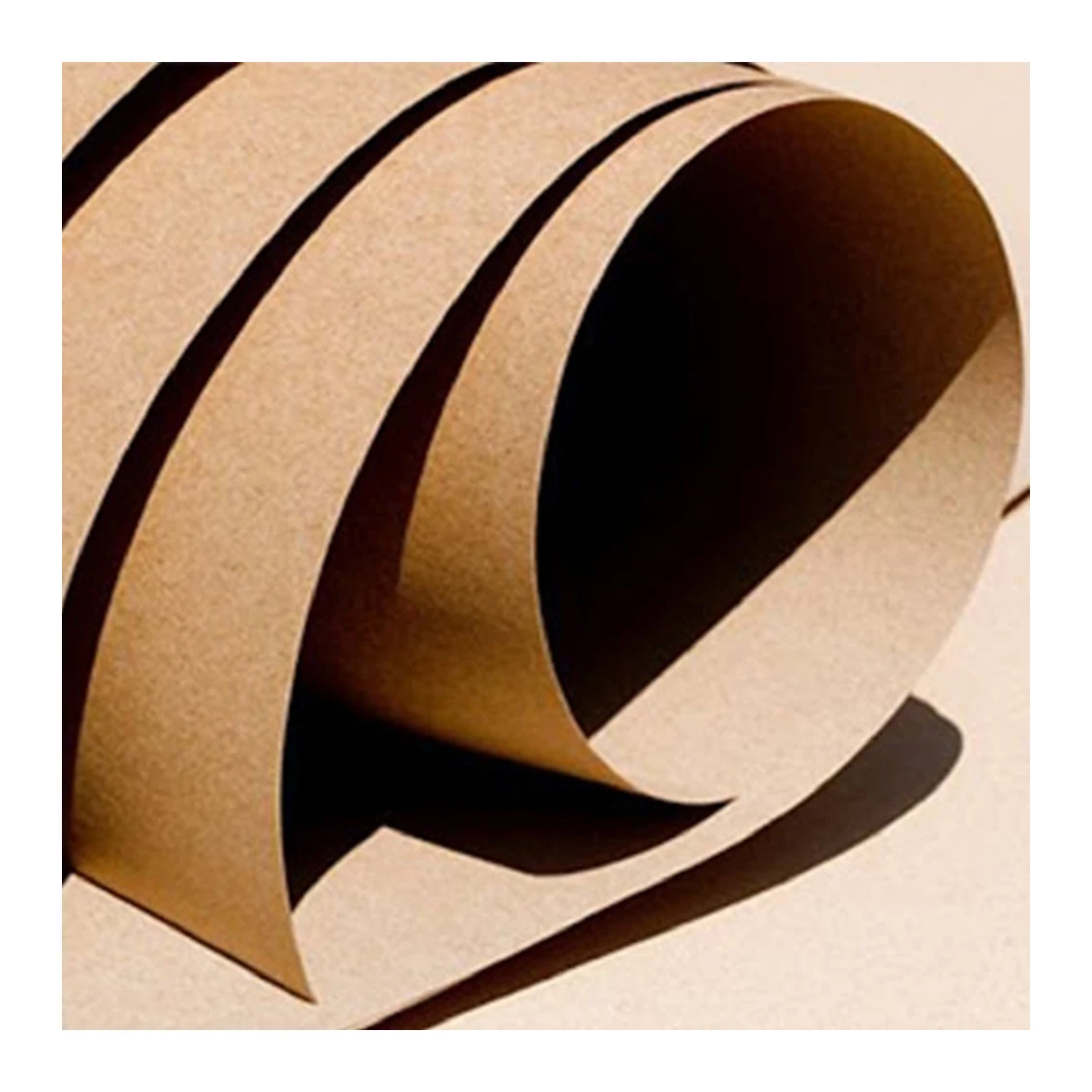 Brown Paper Jumbo Roll Kraft Liners Paper Test Paperboard For Packaging ...