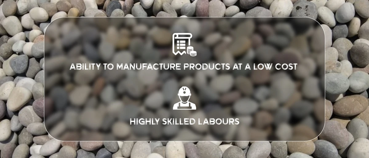 Premium Quality River Stone Garden Walkway Mixed Color Natural Cobble