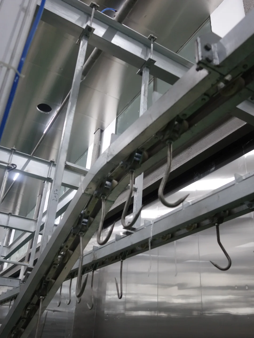Automatic cattle bleeding line stainless steel beef slaughtering equipment halal certified model OSE-BL100