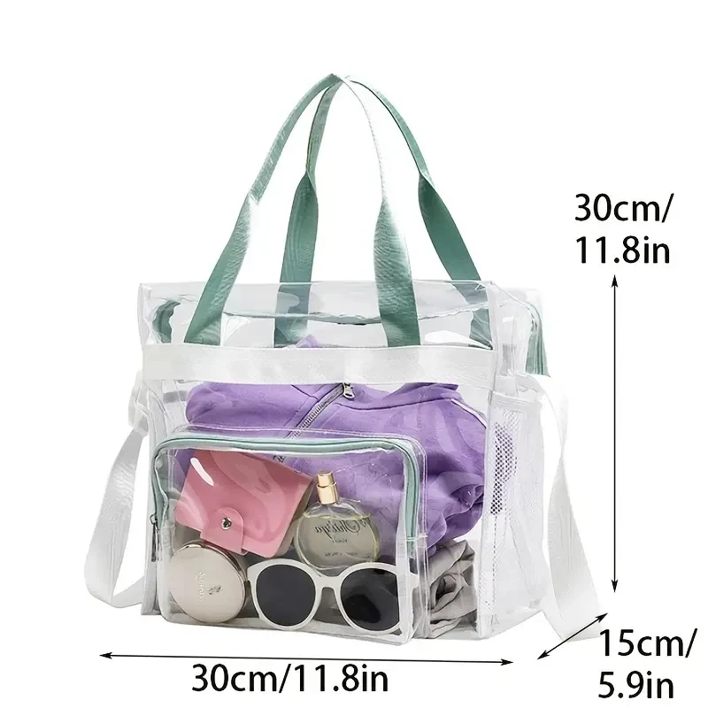 Custom Pvc Clear Crossbody Bag Swimming Waterproof Beach Transparent ...