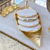 Gold & white