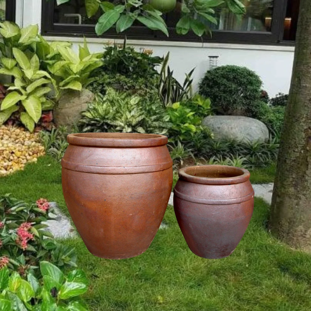 Ru12 Vietnam Rustic Pot Garden Outdoor Antique Flower Atlantic Style