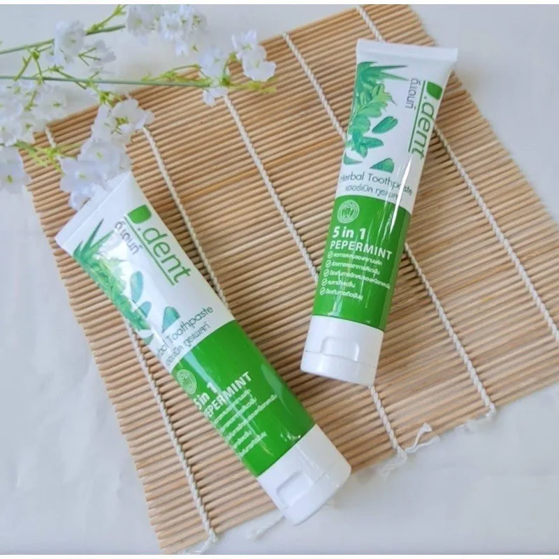 Toothpaste Herbal D.dent Contains Fluoride 1500ppm Peppermint Formula