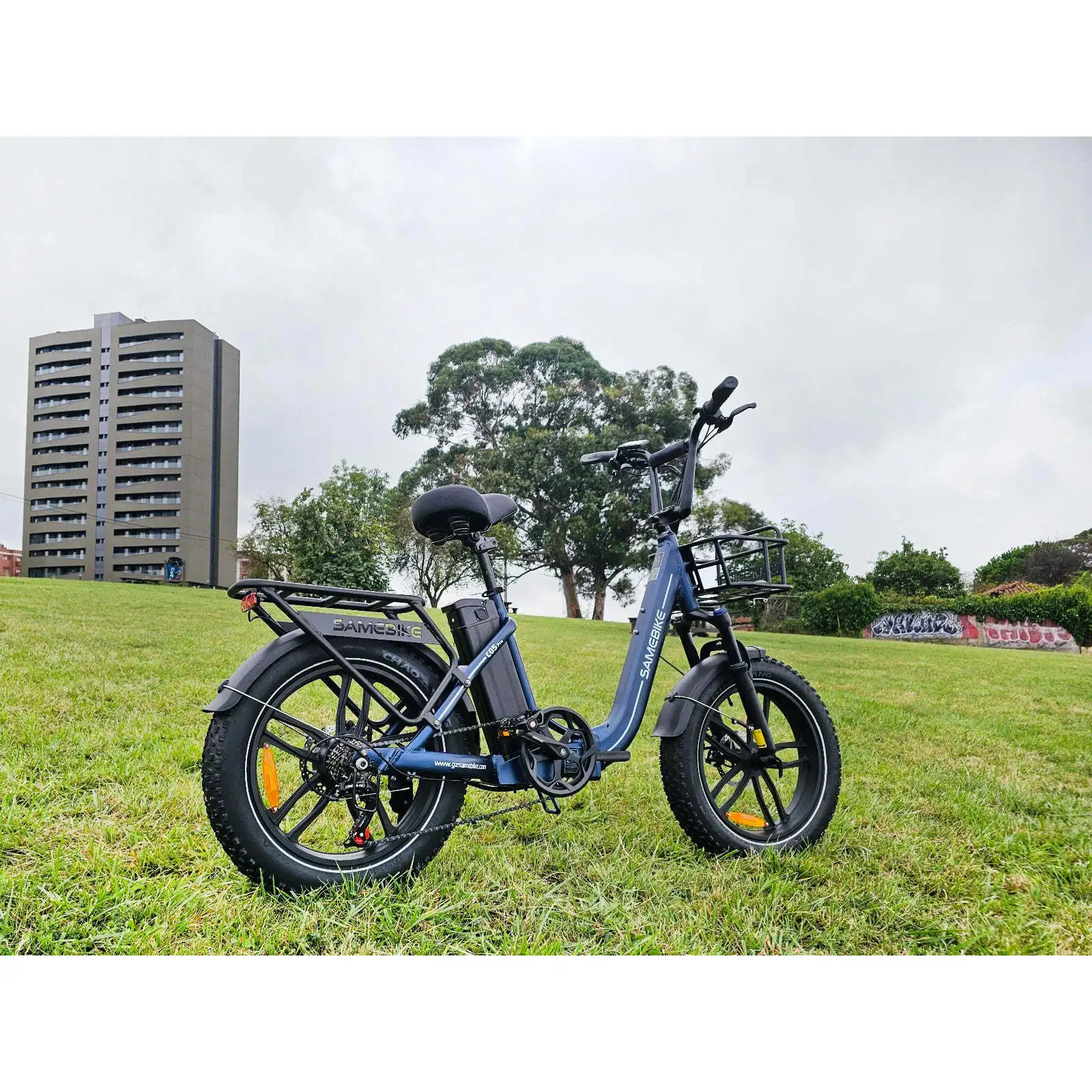 C05 Pro 250W Motor, 15Ah Akkukapazität, 14-Zoll-Falt-Elektro-Citybike mit Fatbike-Reifen, Tiefeinsteiger-Elektro-Faltrad