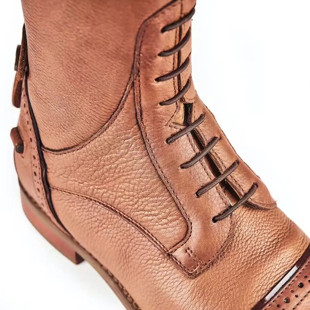 Wholesale Price Leather Made Men's English Riding Boots Long Top