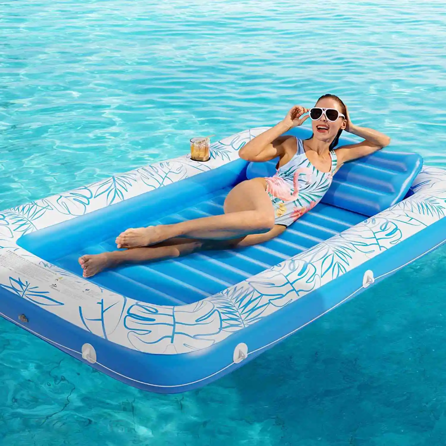 New Arrival Large Pool Inflatable Float Water Floating Mattress For