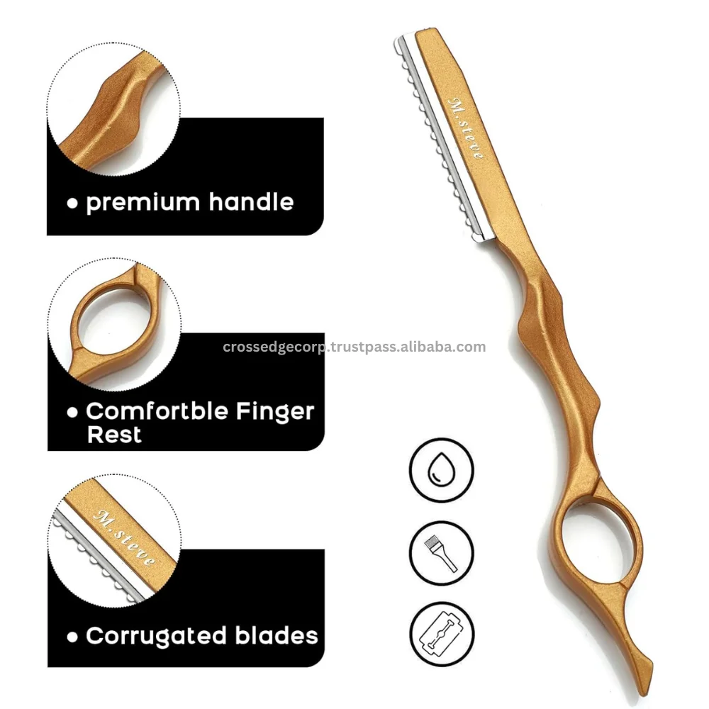 High Quality Cutting Razor - One Finger Hole Barber Razor