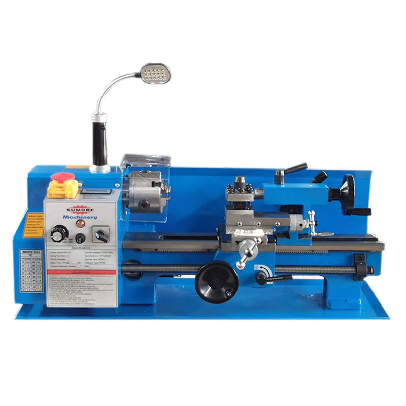 SUMORE SP2102 Variable Speed Belt Driven Hobby Bench Metal Mini Lathe Machine with Best Quality