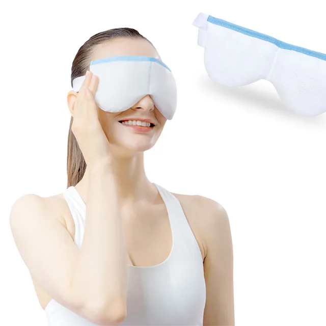 Microwavable Natural Clay Bead Steam Weighted Reausable Compression Eye Mask Sleep Eye Pillow Moist Heat Eye Compress