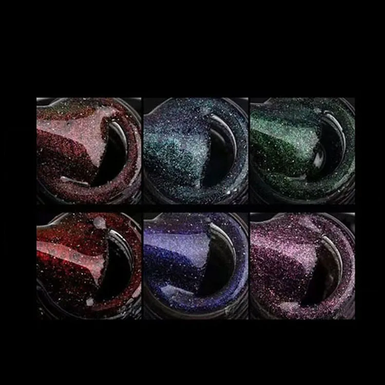 Оптовая продажа хорошее качество Гель-лак для ногтей 9D Cateye индивидуальная этикетка веганский Магнитный кошачий