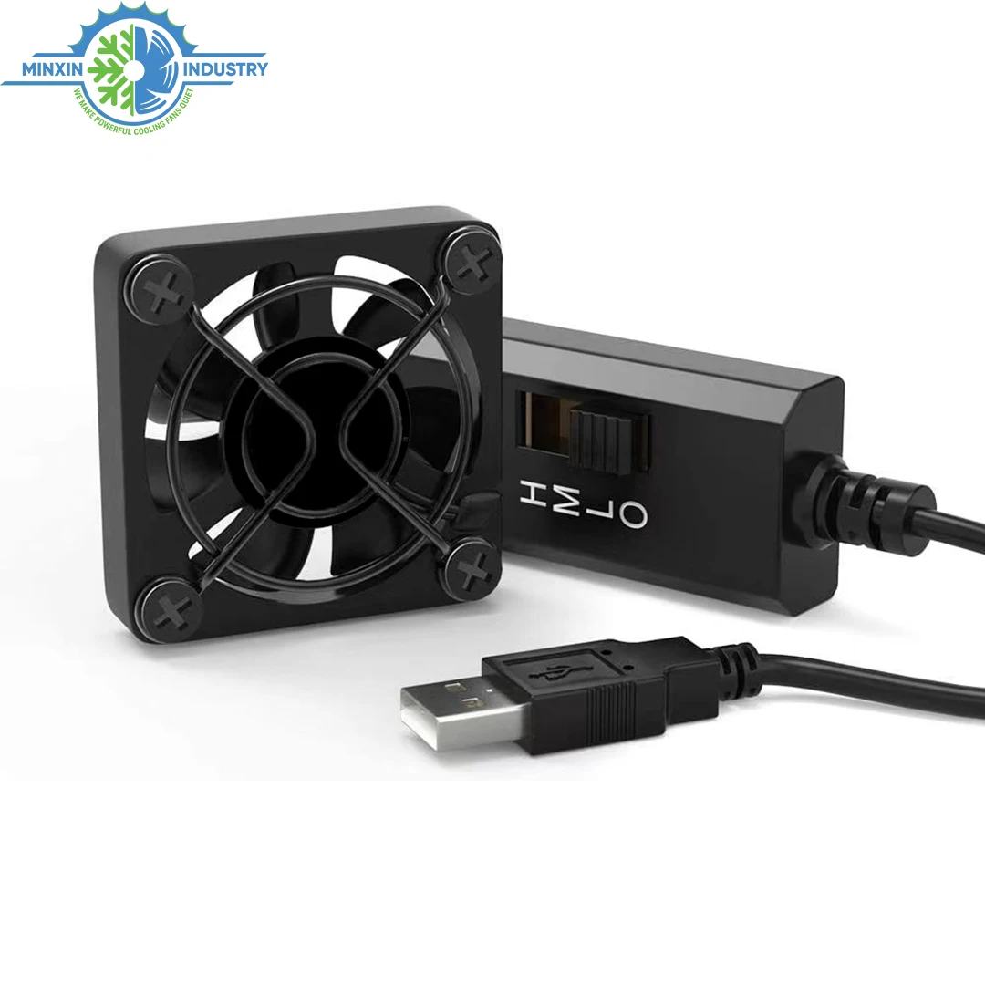 NewHail 1-pack 120 mm USB Ventilator Ultrastille, USB-ventilator 5V, met 3 instelbare snelheden voor router Modem-ontvanger DVR TV-box en andere elektronica
