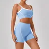 Costume bleu clair + short