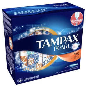 Best Rate Tampax Pearl Lites Tampons Large New Cardboard Applicator Bulk Quantity Cotton Material