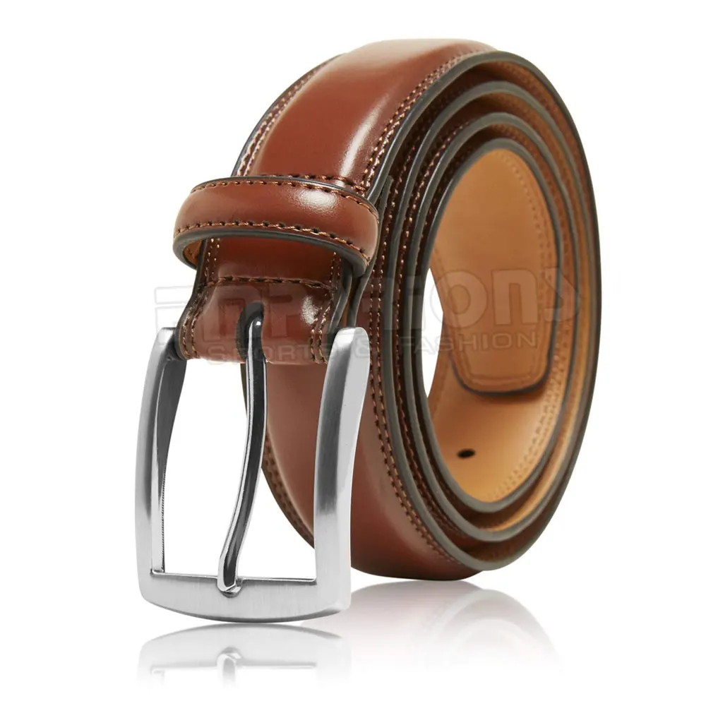 Genuine Leather Belts With Pin Buckle Fully Customized Custom Buckle