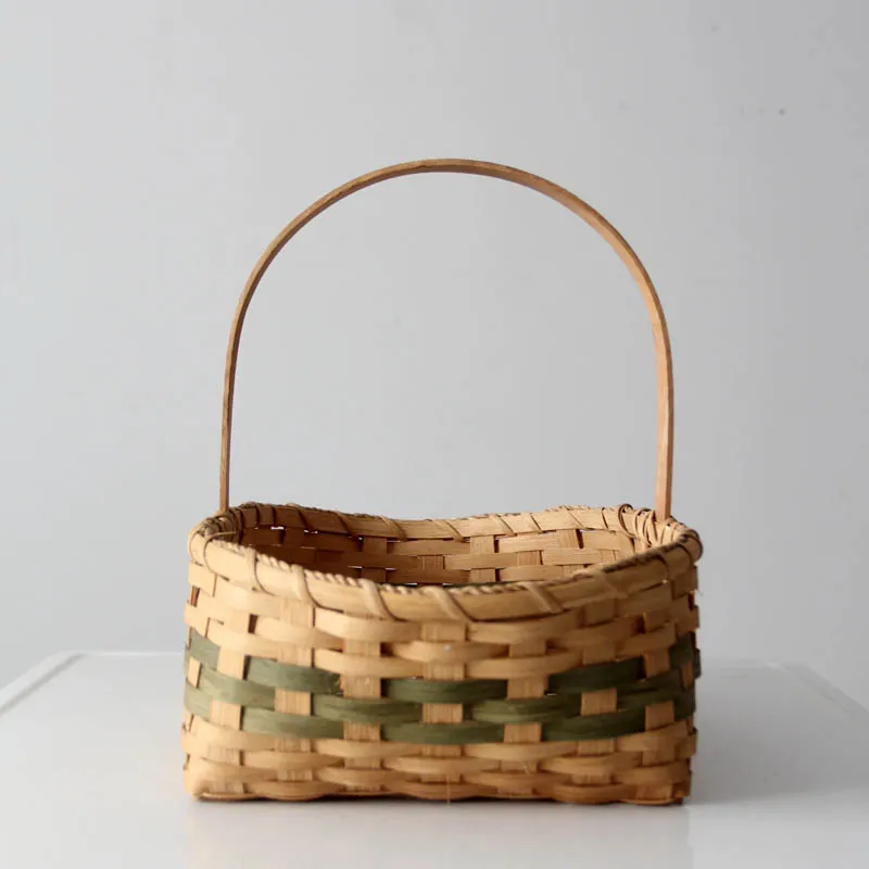 Rattan Fruit Basket For Wedding,Wicker Gift Basket Christmas Basket