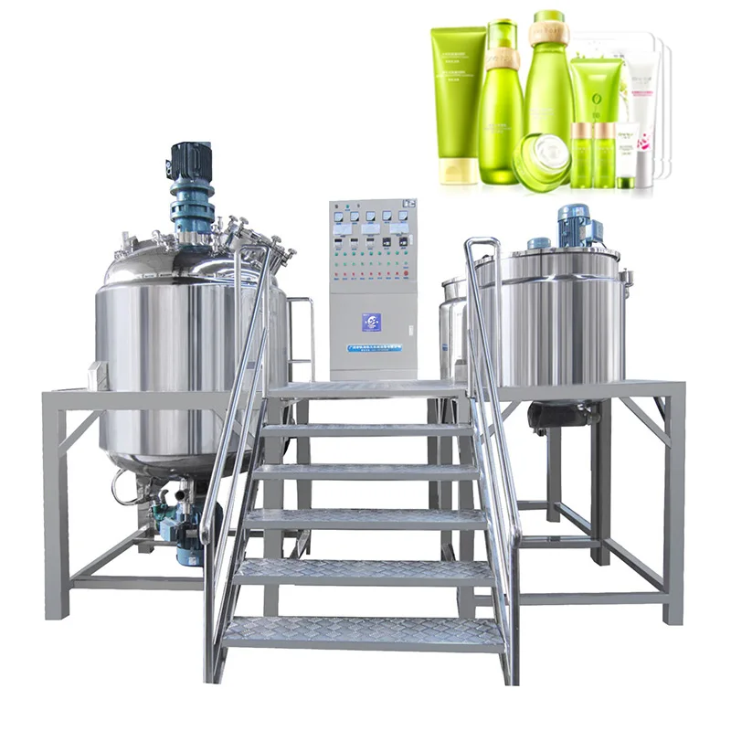 Вакуумный эмульгирующий смеситель для косметической производственной