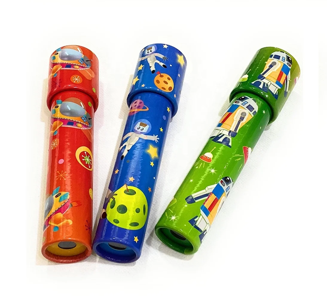 Любимый для детей классический ретро бумажный токарный калейдоскоп в качестве рекламных подарков