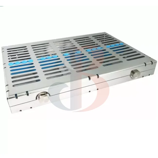 Dental Autoclave Sterilization Cassette Rack Box Tray For 6,10