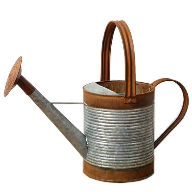 Modern Design Metal Watering Can Galvanized Water Cane For Gardening