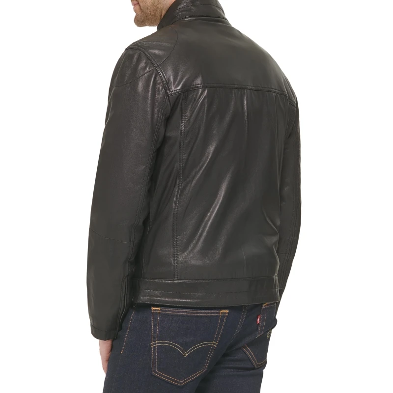2025 Stylish American Style Men's Leather Jacket - PU Leather