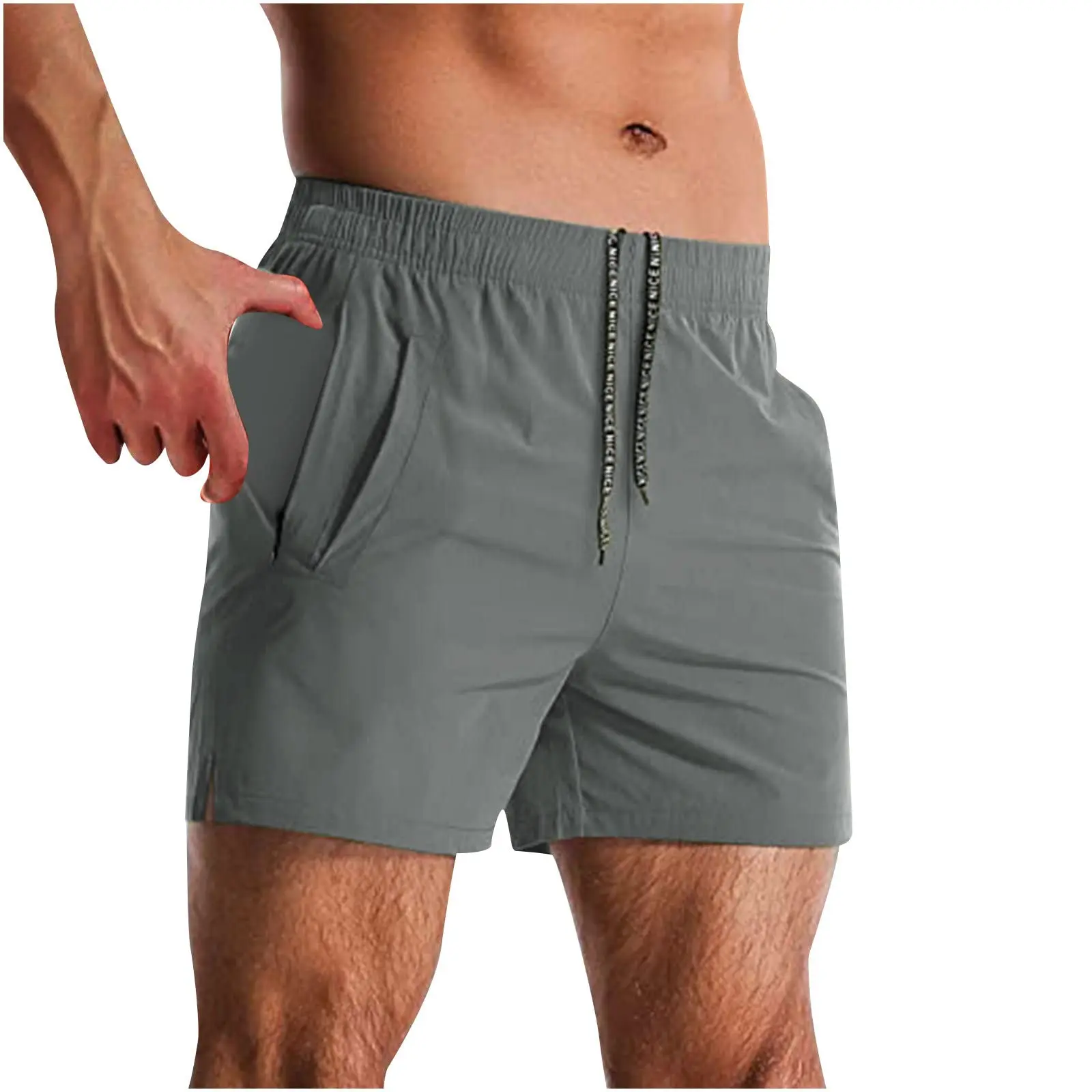 OEM Customized Wholesale New Design Simple Men's High Quality Hot Shorts Casual Men Shorts with Private Label and Sizes608_voghion.com