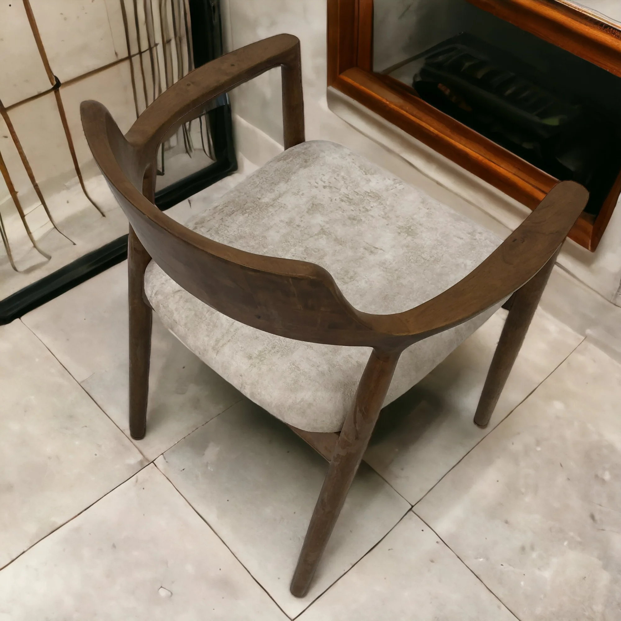 Simple Wooden Sofa Design