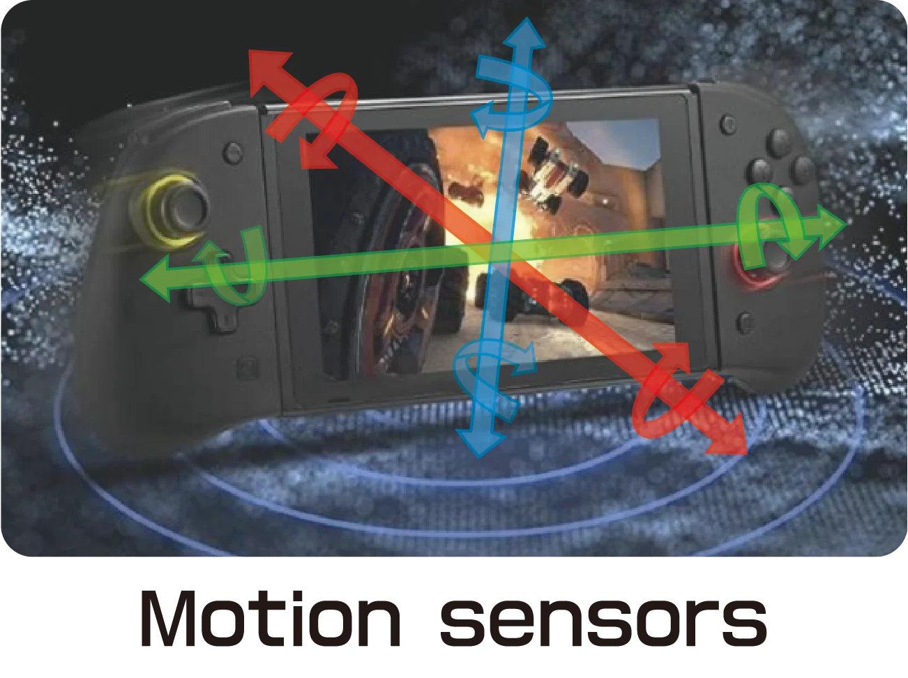 Nintendo Switch Wireless Controller Joycon With 8 Colors Led Ring Light