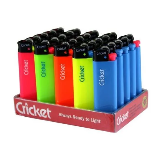 Colored Disposable/refillable Cricket Lighter Lighter For Sale - Buy ...