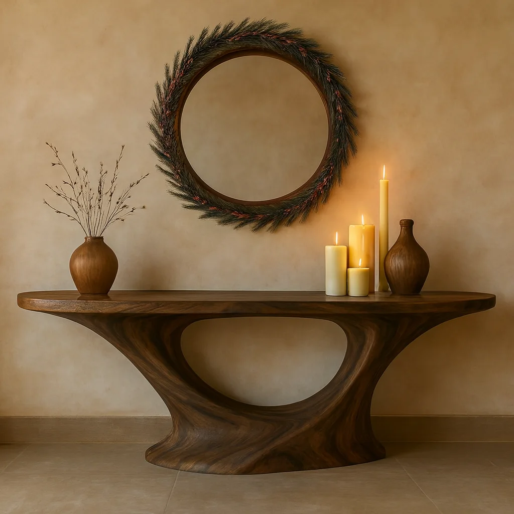 Elvarenae Arcelle Oval Console Table — product detail