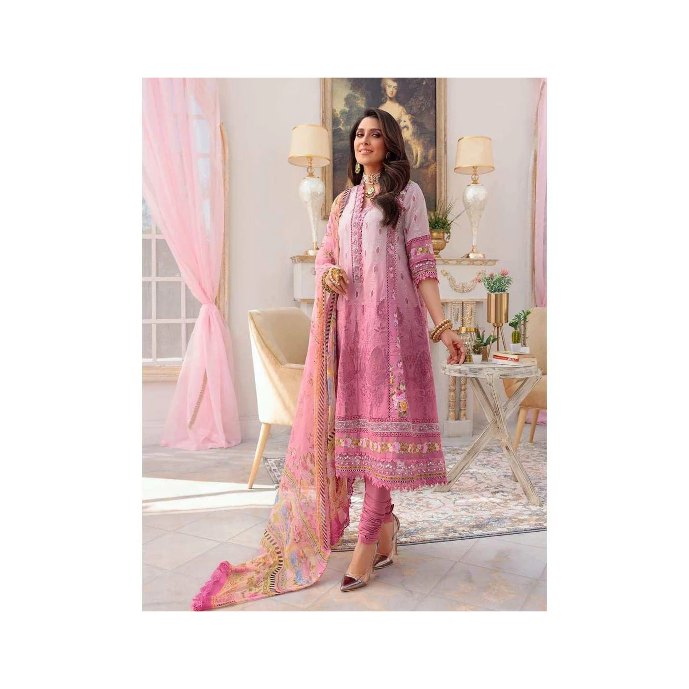 Traditional Indian Pakistani Islamic Clothing Salwar Kameez Digital ...