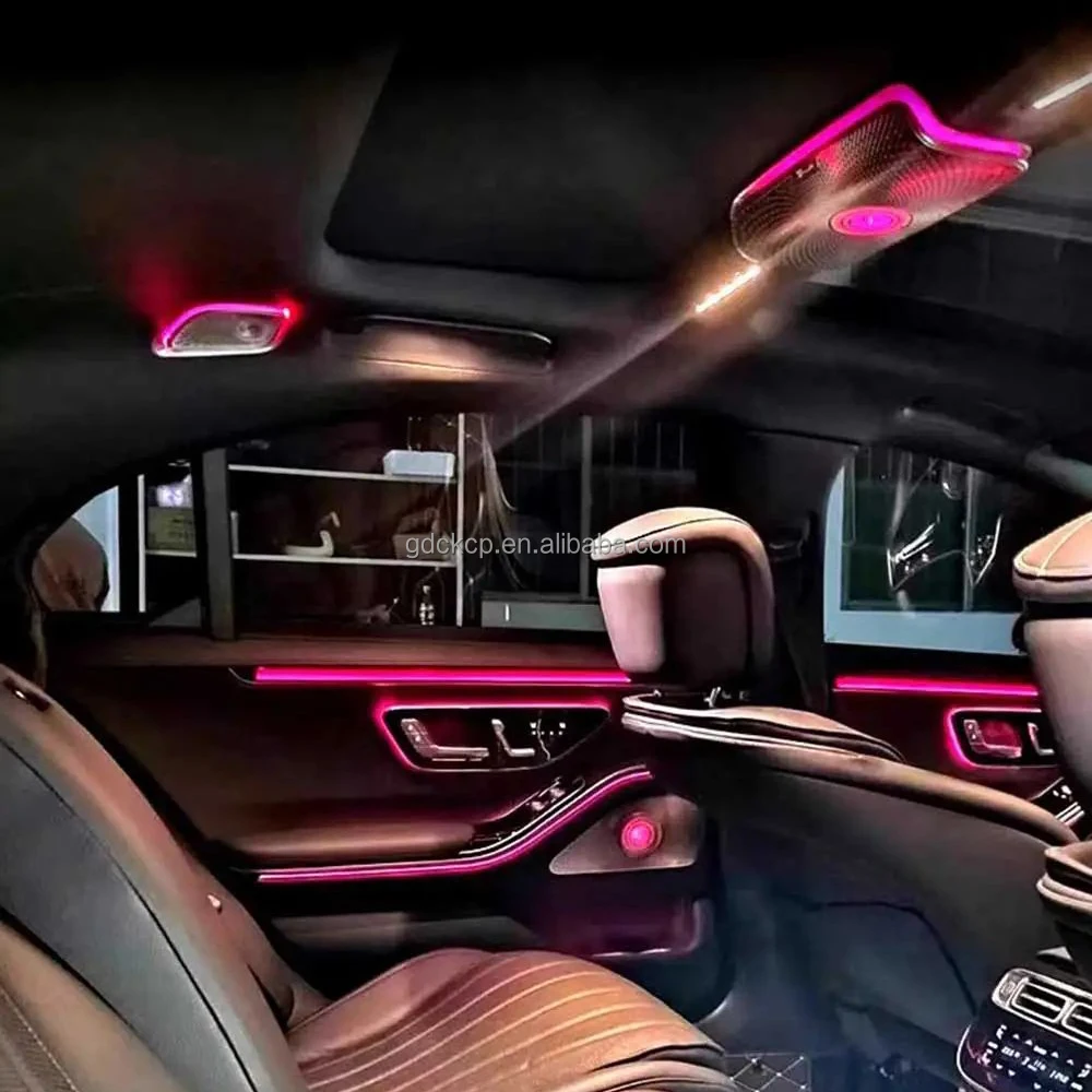 W223ルーフLEDスピーカー 車天井スピーカー 64色アンビエントライト