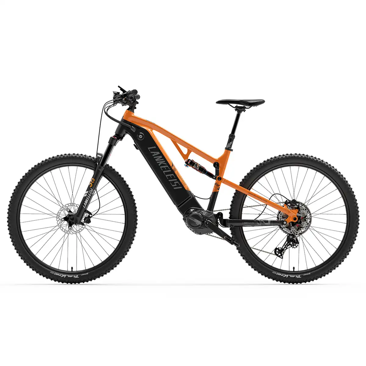 LANKELEISI GT800 48V 12-Speed Electric Mountain Bike with down Tube Lithium Battery and Aluminum Alloy Frame New Arrival