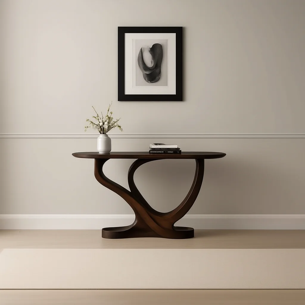 Elvarenae Arcelle Curved Console Table — product detail