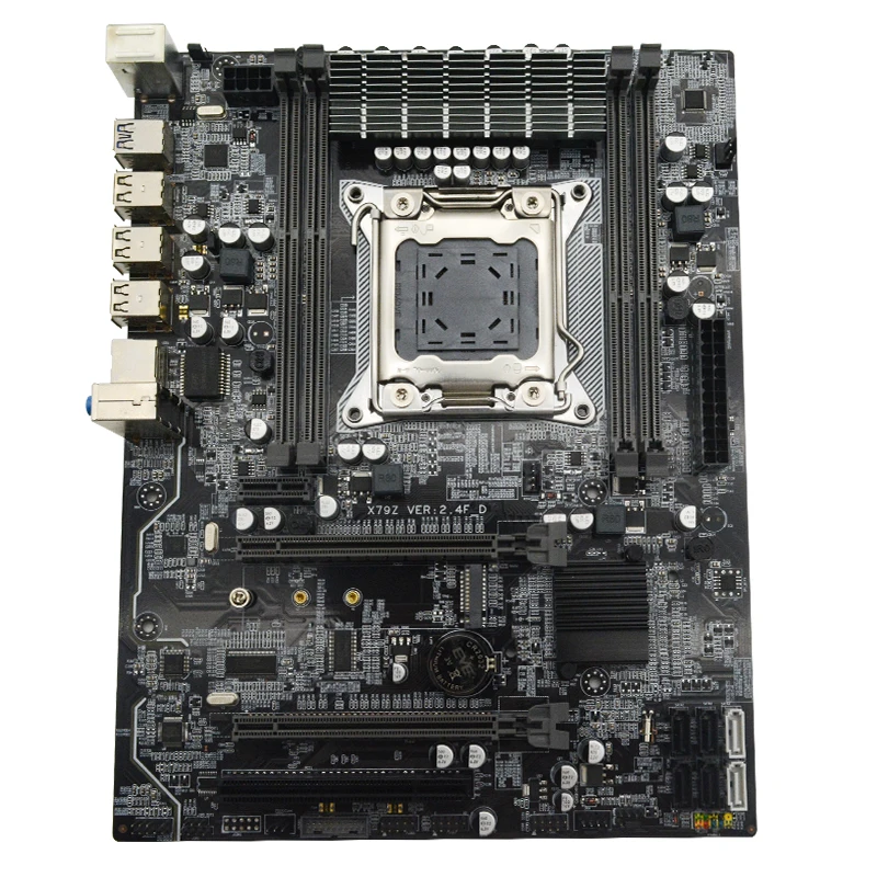 X79 Desktop Computer Motherboard 7+1 Phase Enhanced Power Supply Layout Maximum Memory Capacity is 64G Mainboard Support E5 Series X79g-a Computer Motherboard Supports 4xddr3 Memory Lga 2011 Slot