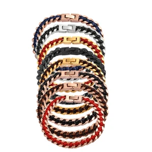 Unisex Stainless Steel Vintage Wrap Bracelets Custom Luxury Fine Jewelry Rope Chain for Anniversary Wholesale
