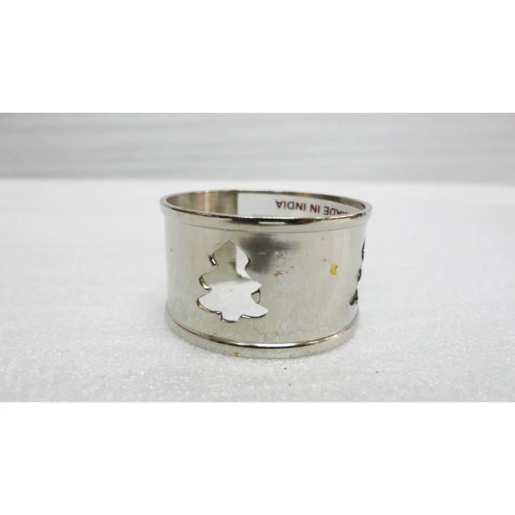 Triangular Engraved Aluminum Napkin Ring Metal Aluminum Napkin Ring ...