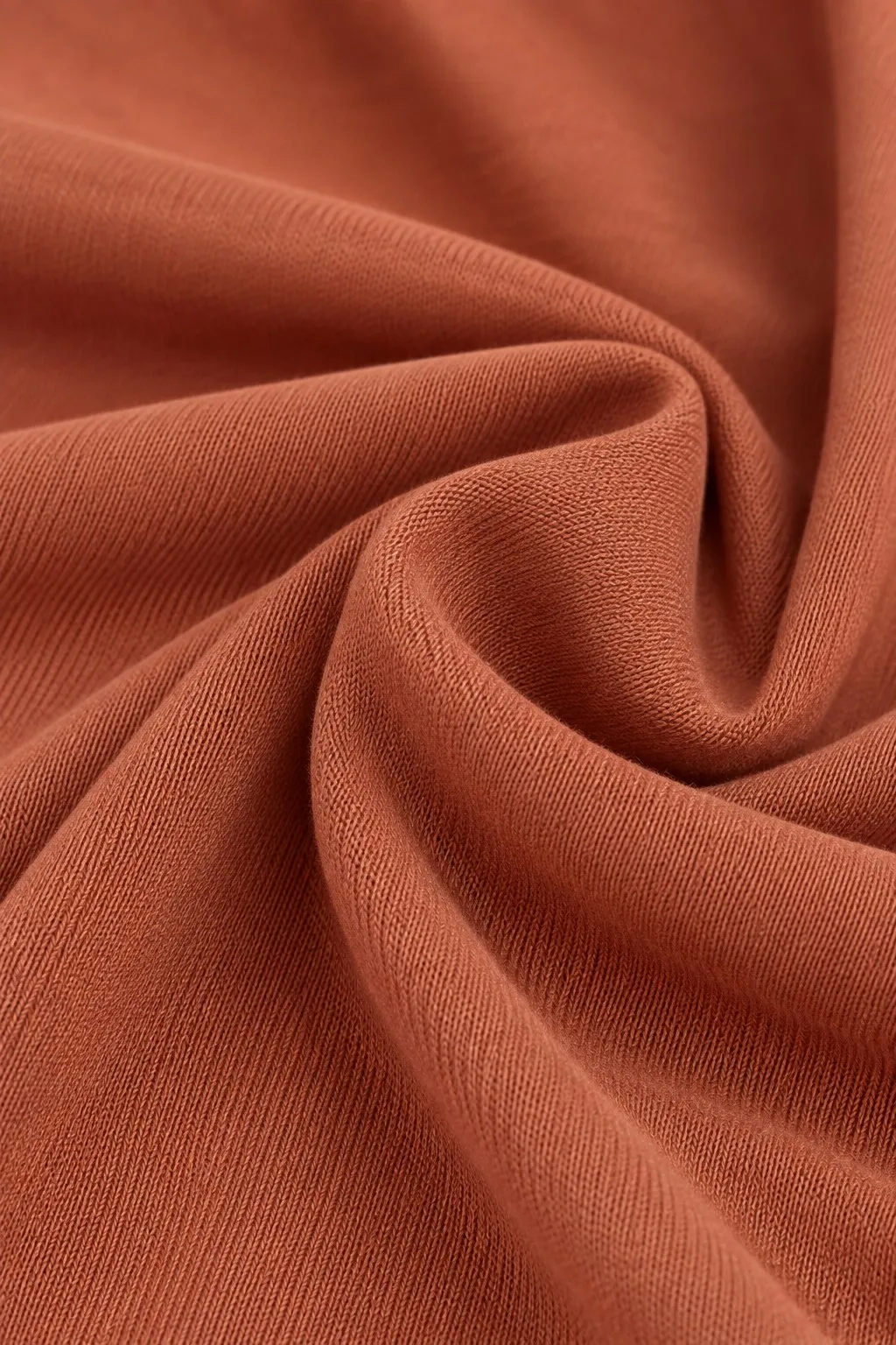Custom bamboo jersey hijab set supplier — side profile showcasing full cap and shoulder drape